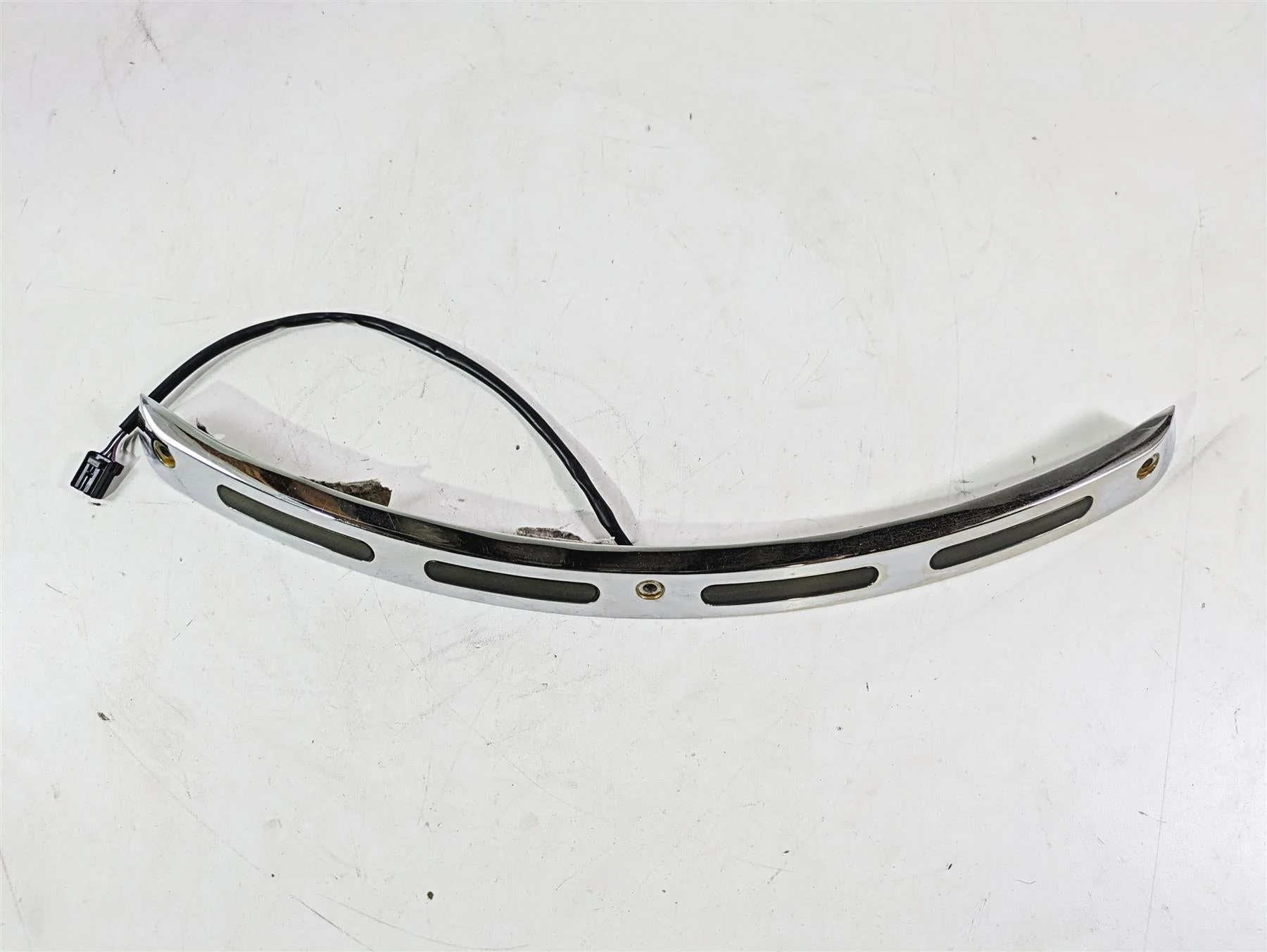 2011 Harley Touring FLHTCUSE CVO E-Glide Front Nose Fairing Running Light Trim - Image 5