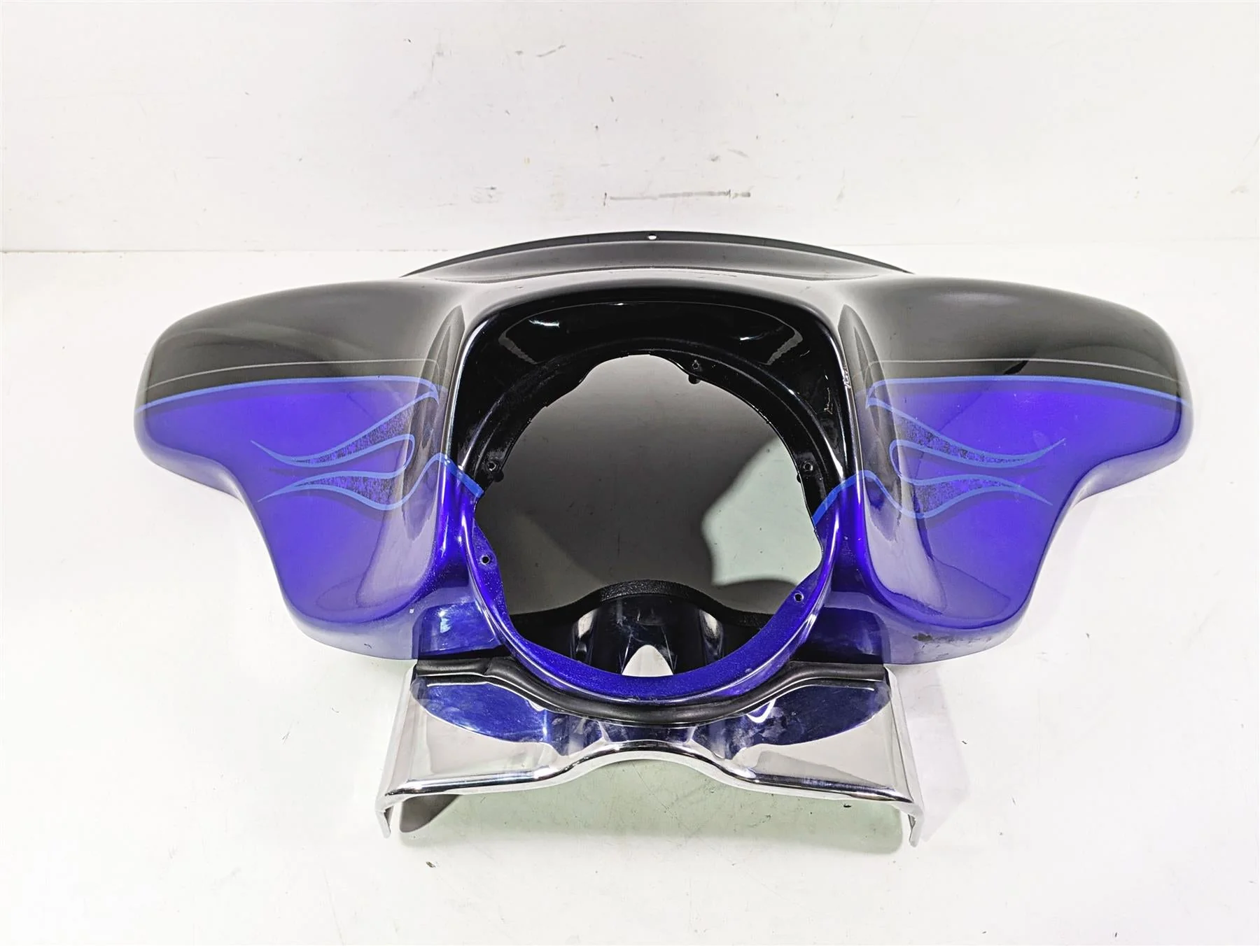 2011 Harley Touring FLHTCUSE CVO E-Glide Front Outer Fairing Blue 58503-05A