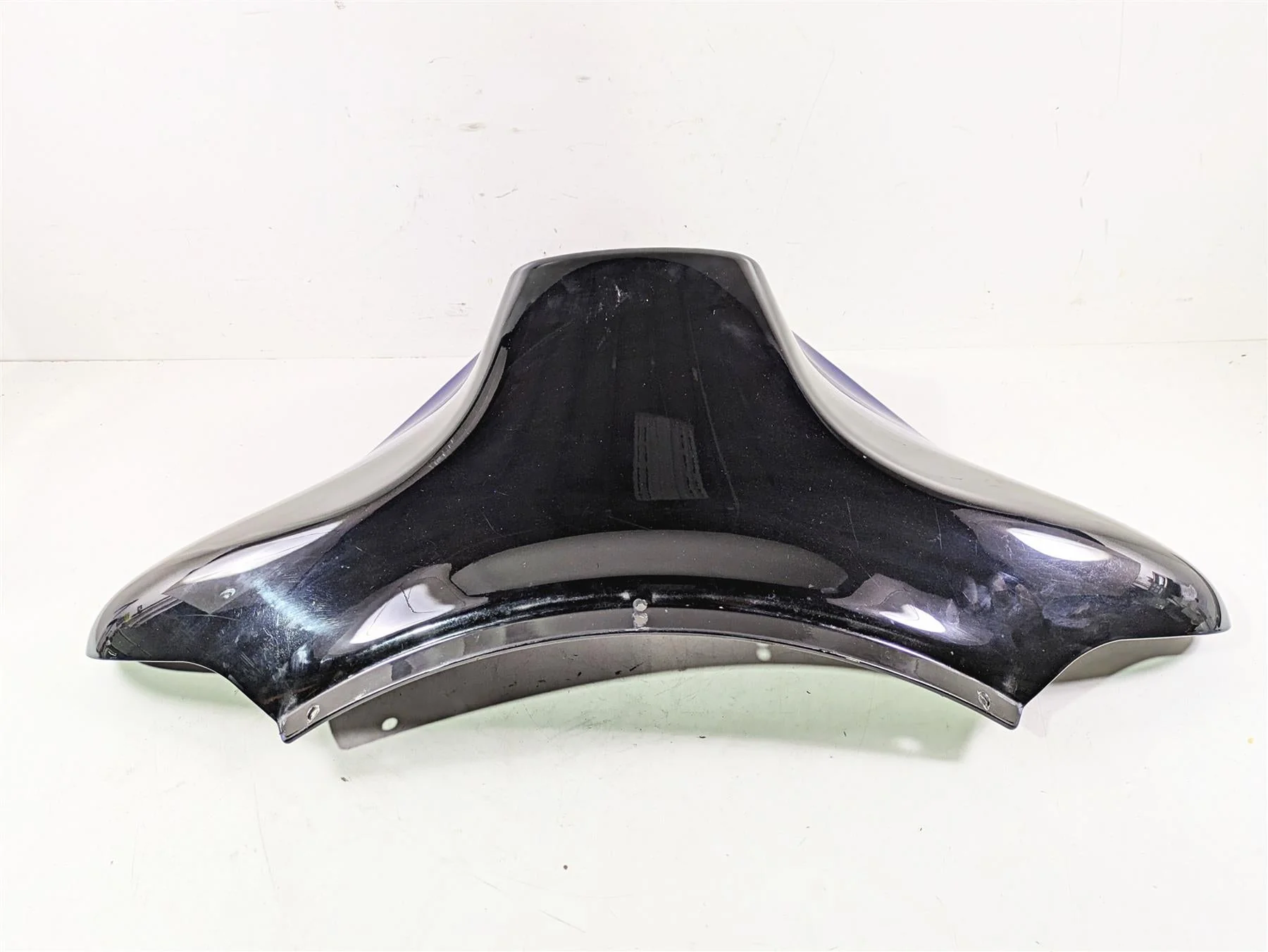 2011 Harley Touring FLHTCUSE CVO E-Glide Front Outer Fairing Blue 58503-05A - Image 4