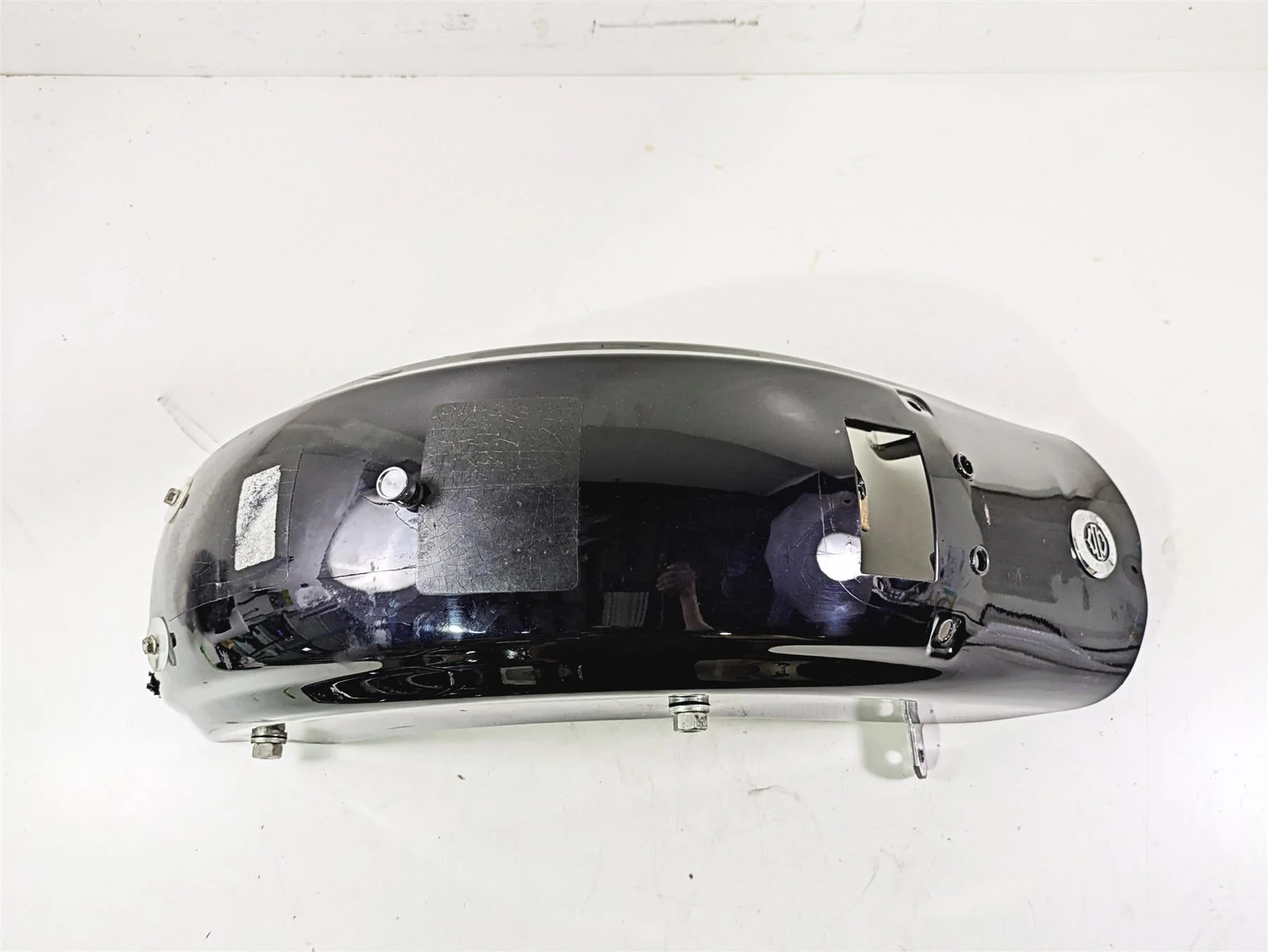 2011 Harley Touring FLHTCUSE CVO E-Glide Rear Fender Twilight Blue 58702-09A - Image 5