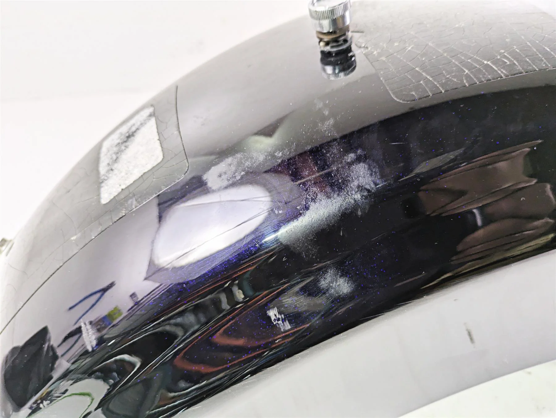 2011 Harley Touring FLHTCUSE CVO E-Glide Rear Fender Twilight Blue 58702-09A - Image 7