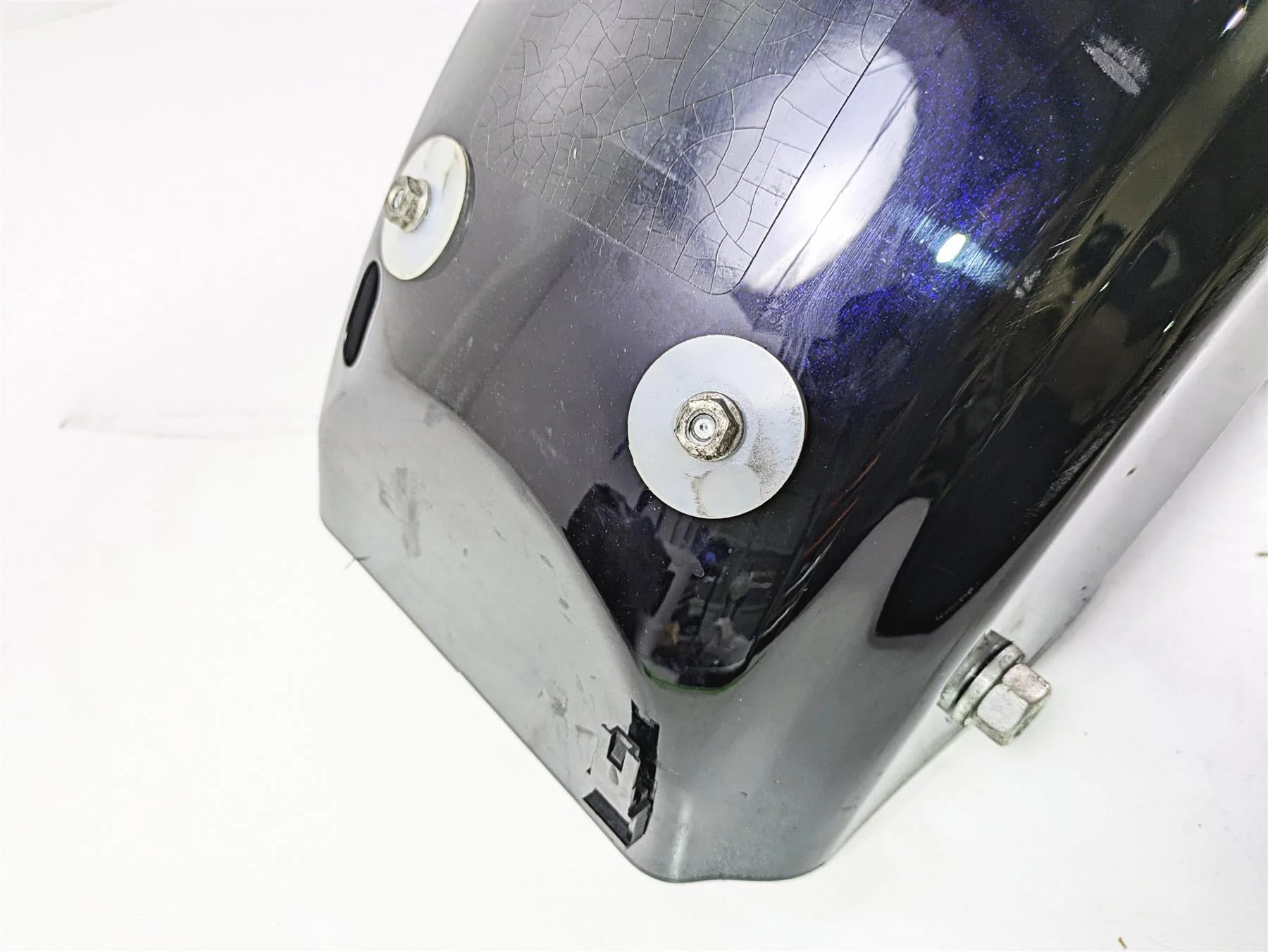 2011 Harley Touring FLHTCUSE CVO E-Glide Rear Fender Twilight Blue 58702-09A - Image 8
