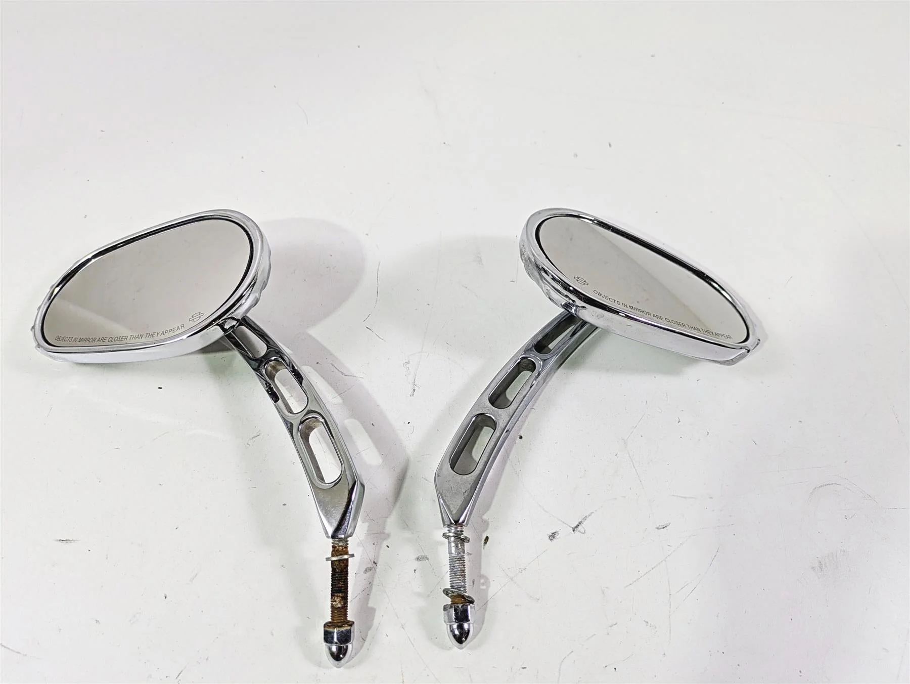 2011 Harley Touring FLHTCUSE CVO E-Glide Rear View Mirror Set 92341-09A 92342-09