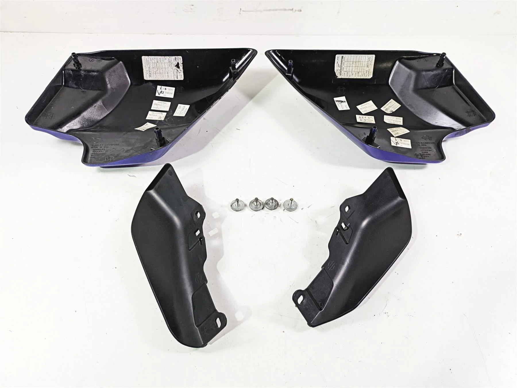 2011 Harley Touring FLHTCUSE CVO E-Glide Side Cover Twilight Blue 66048-09A - Image 7