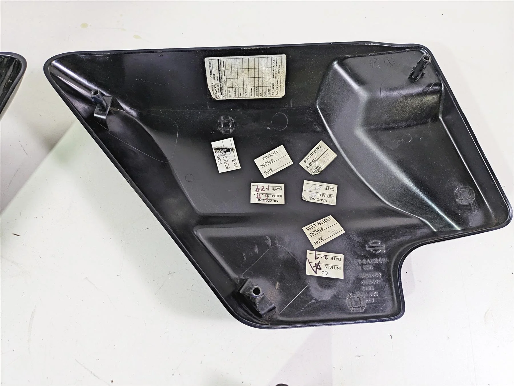 2011 Harley Touring FLHTCUSE CVO E-Glide Side Cover Twilight Blue 66048-09A - Image 8