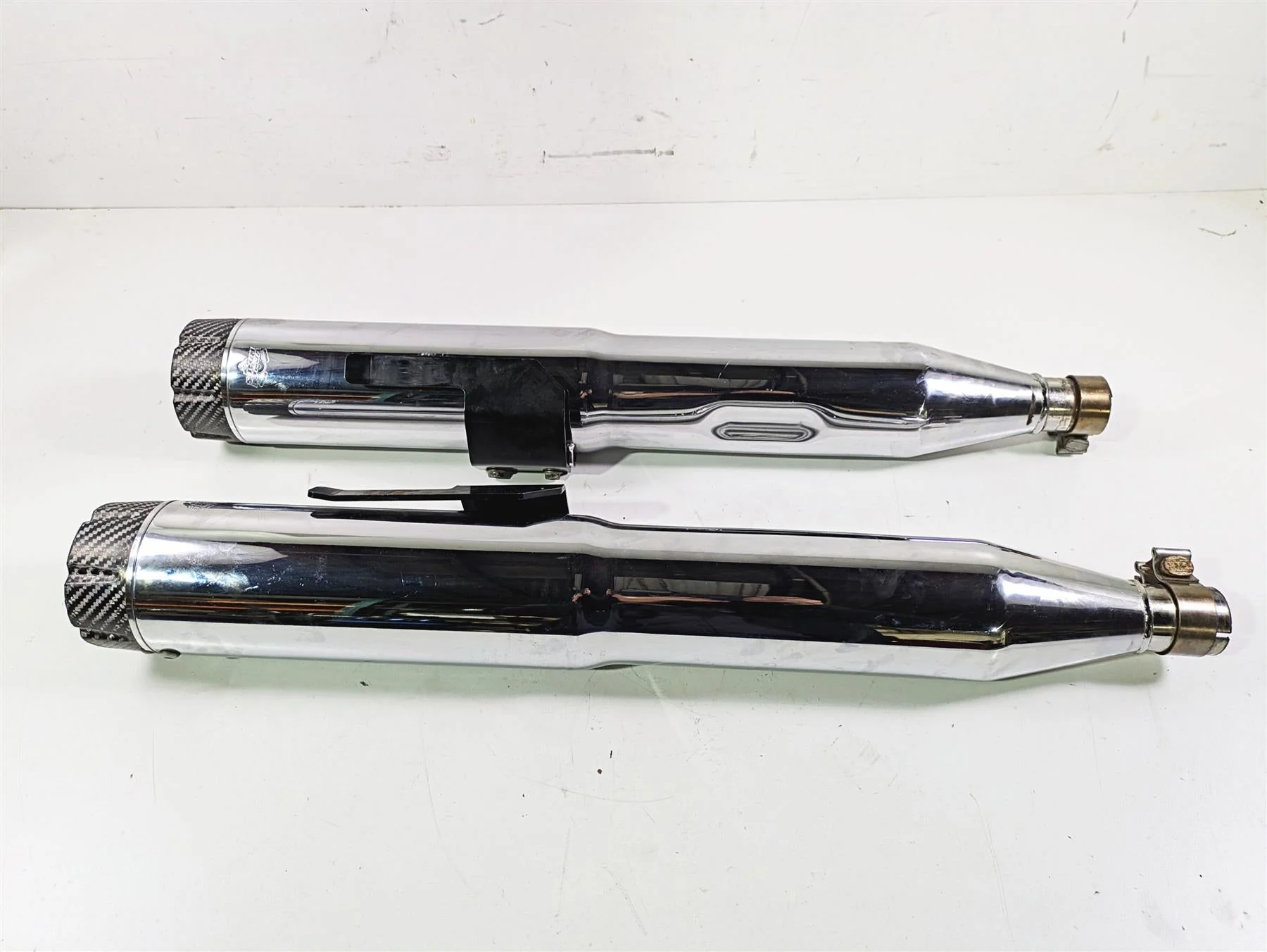 2011 Harley Touring FLHTCUSE CVO E-Glide Vance Hines High Output 4" Exhaust Muffler 16455 - Image 3
