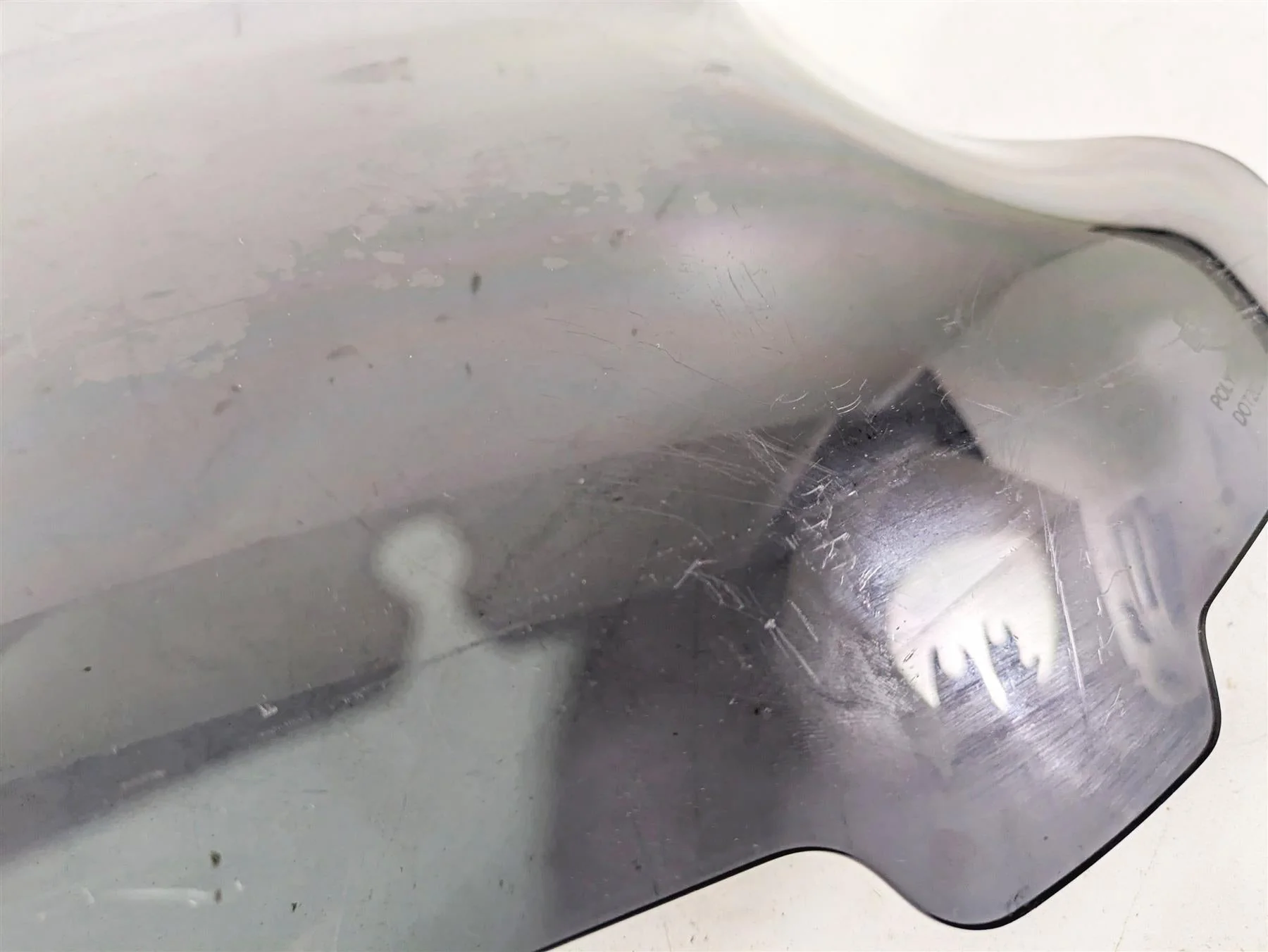 2011 Harley Touring FLHTCUSE CVO E-Glide Windshield Smoked 7 5/8" Tall - Image 5
