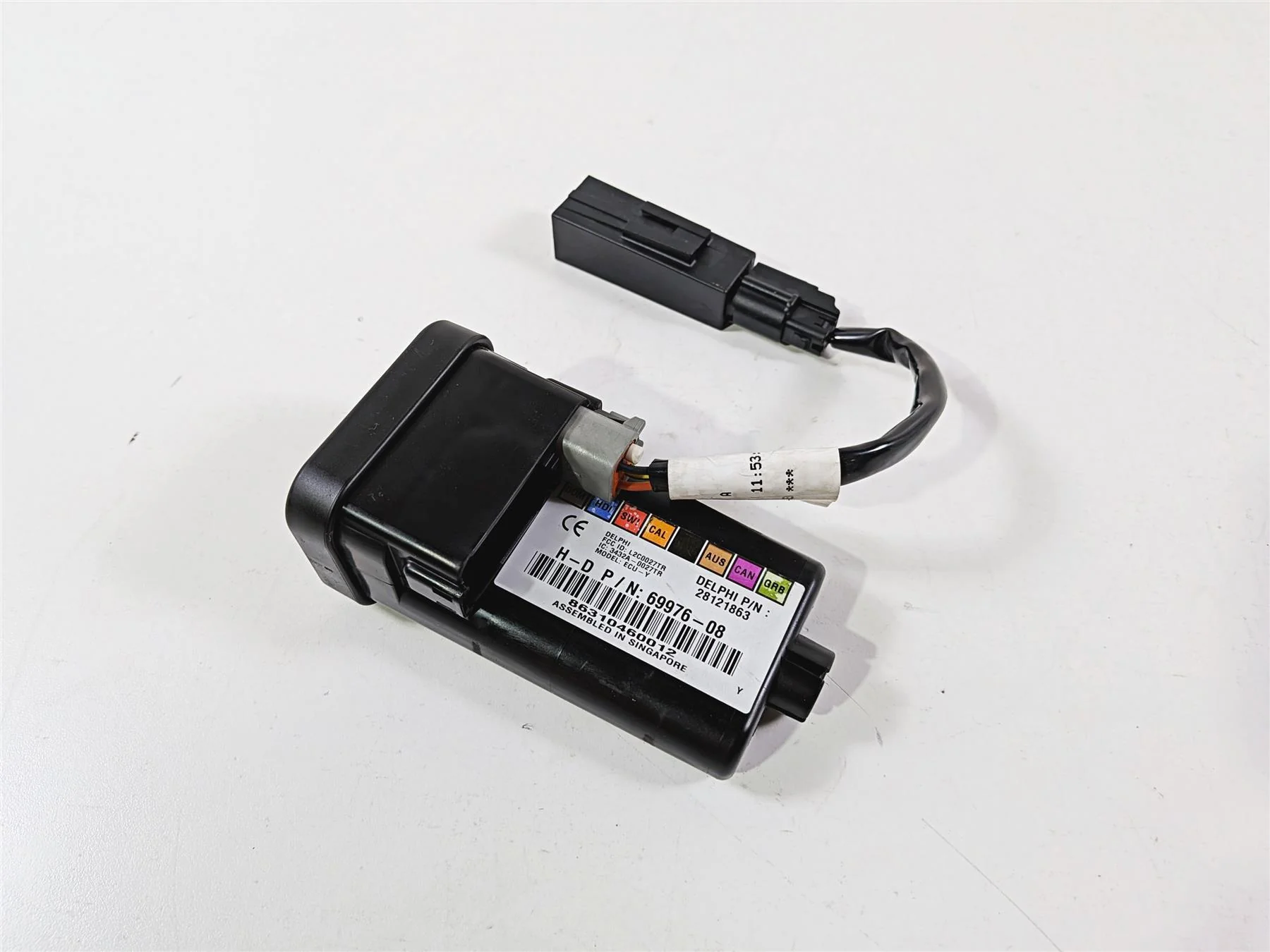 2011 Harley VRSCDX Night Rod Tssm Security Control Module & Fob Set 69976-08 - Image 12