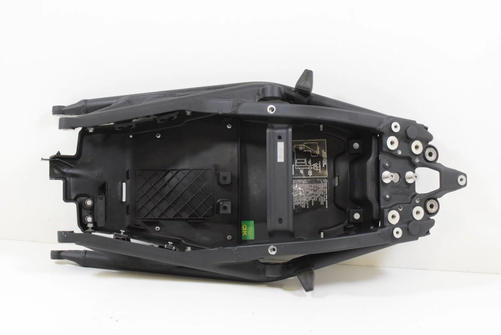 2011 Triumph Speed Triple 1050 Rear Subframe Sub Frame Inner Fender T2075900 - Image 3