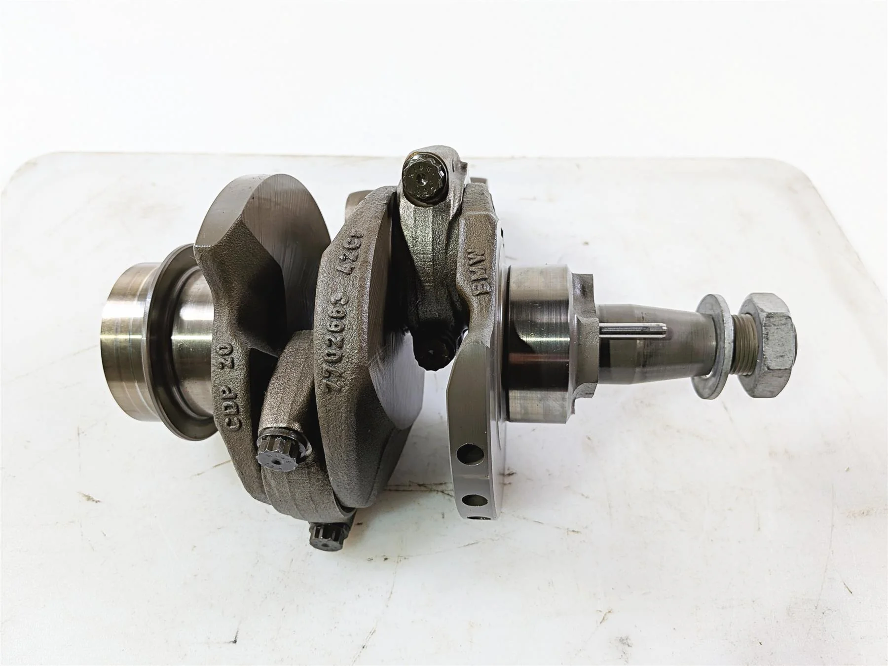 2012 BMW R1200R K27 Crank Shaft Crankshaft & Piston Connecting Rods 11217702660 - Image 4