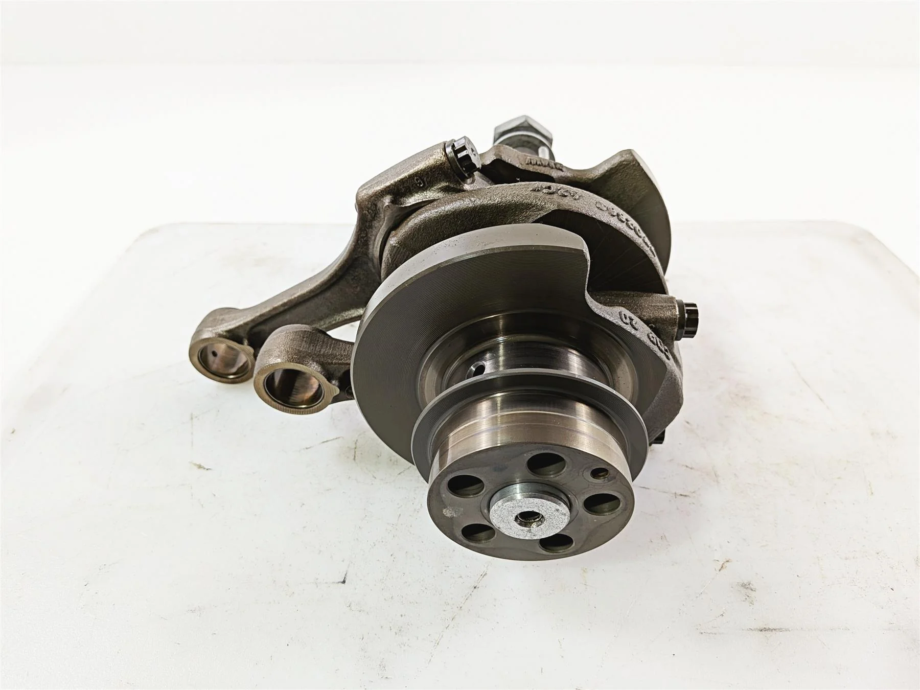 2012 BMW R1200R K27 Crank Shaft Crankshaft & Piston Connecting Rods 11217702660 - Image 5