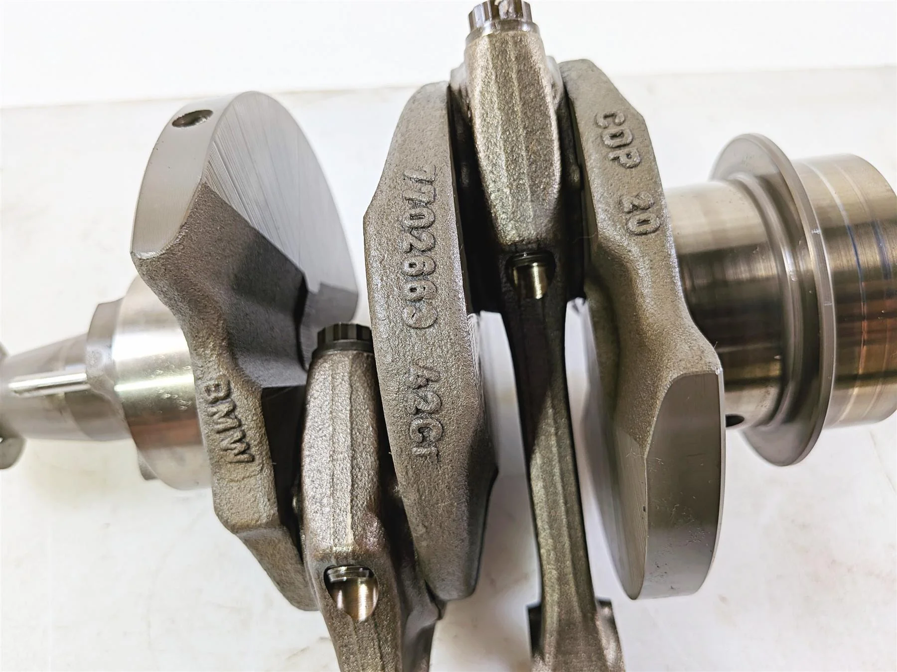 2012 BMW R1200R K27 Crank Shaft Crankshaft & Piston Connecting Rods 11217702660 - Image 9