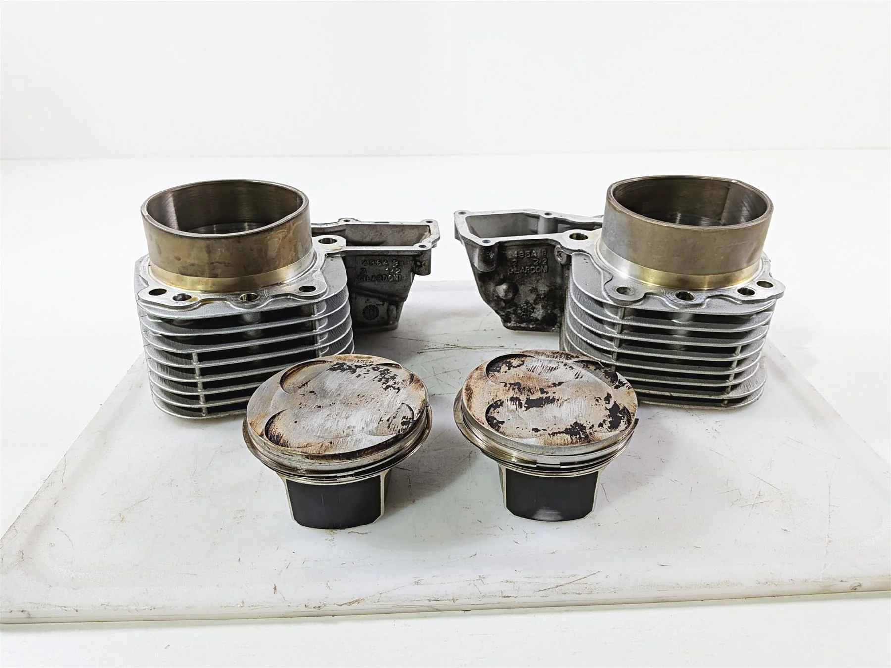 2012 BMW R1200R K27 Cylinder Piston Jug Set -Good Compr 11117721955 11117721956 - Image 4