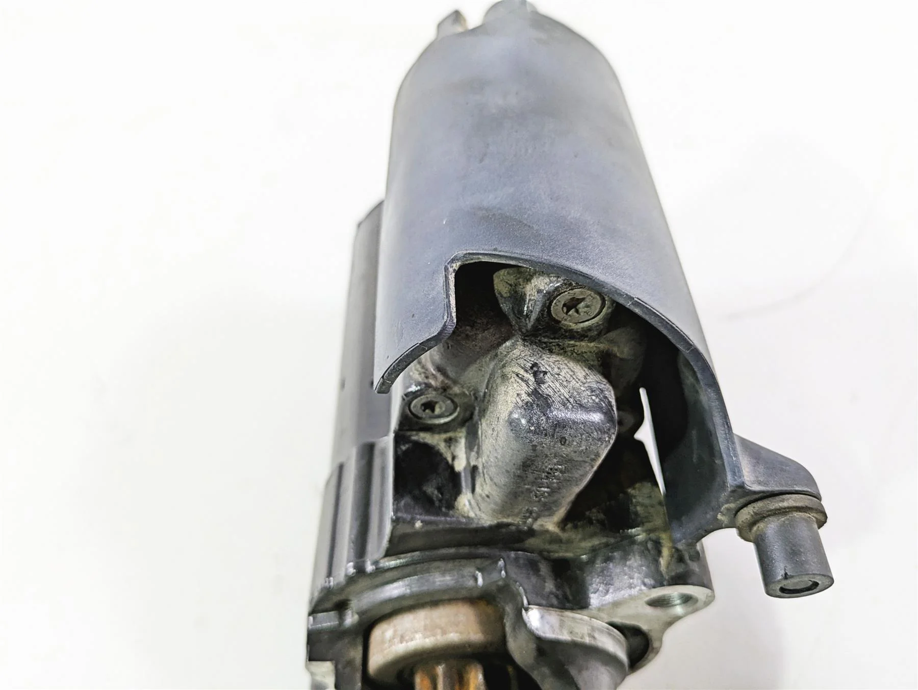 2012 BMW R1200R K27 Engine Starter Motor & Cover 12317691956 - Image 11