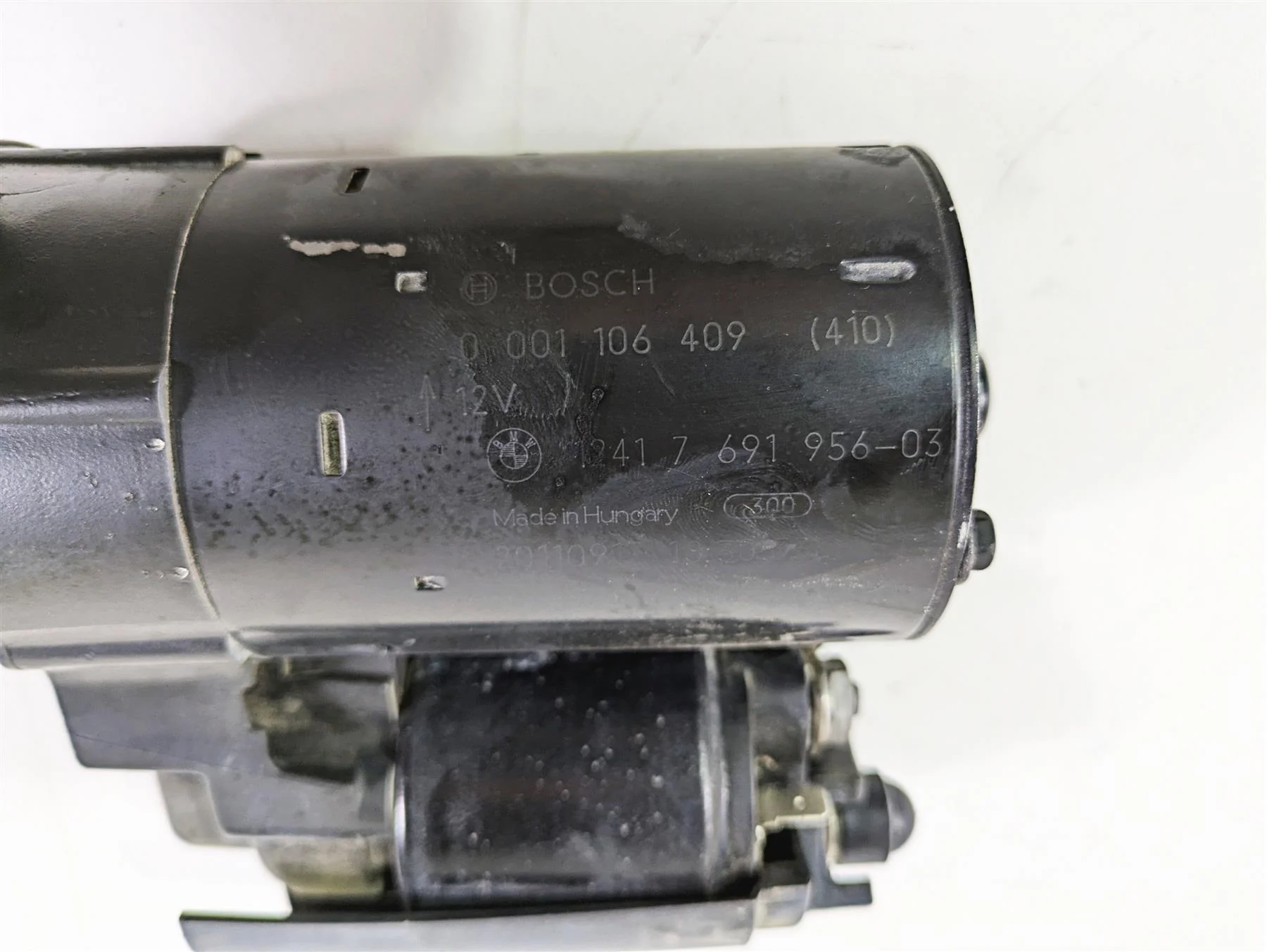 2012 BMW R1200R K27 Engine Starter Motor & Cover 12317691956 - Image 7