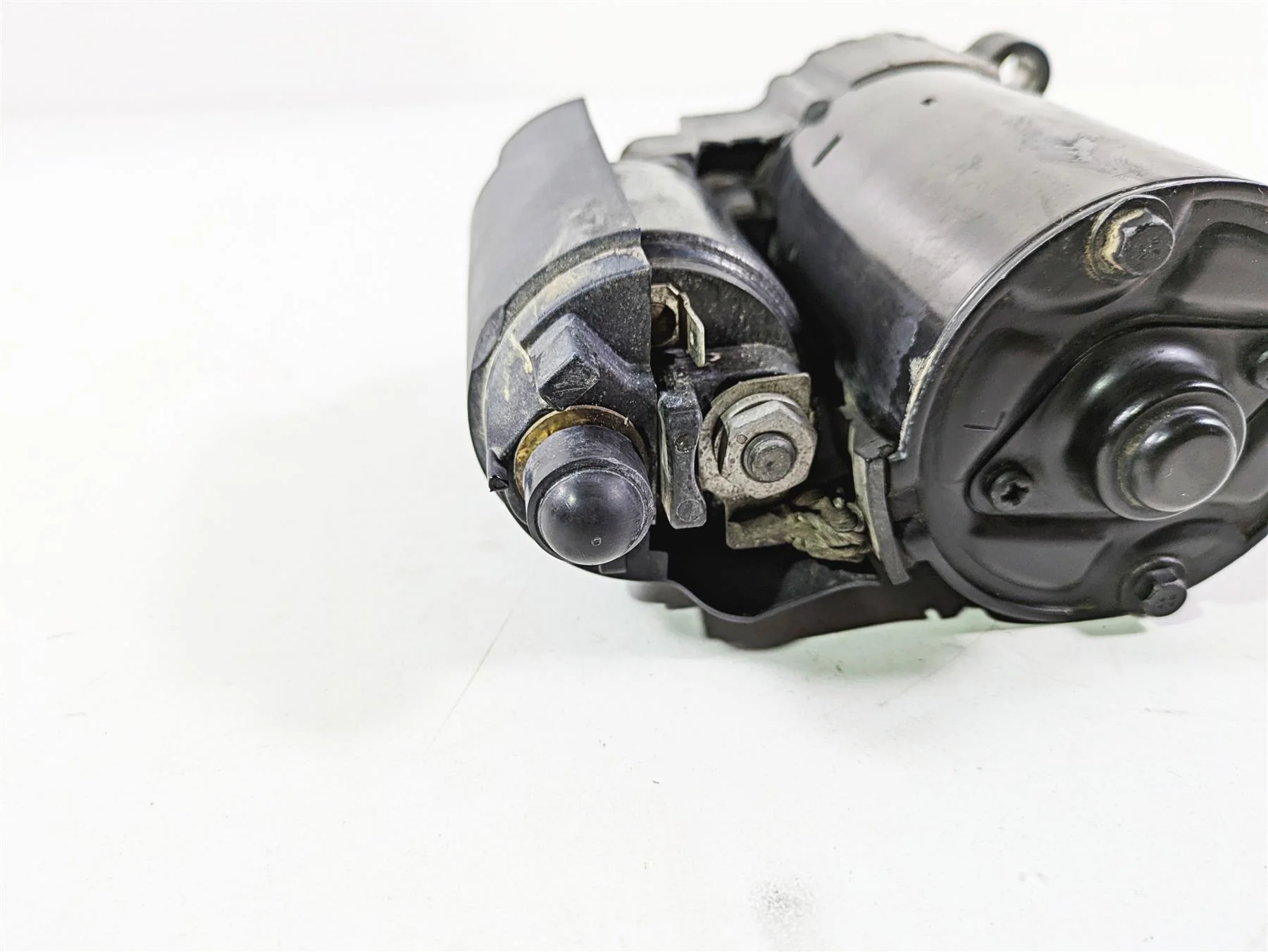 2012 BMW R1200R K27 Engine Starter Motor & Cover 12317691956 - Image 8