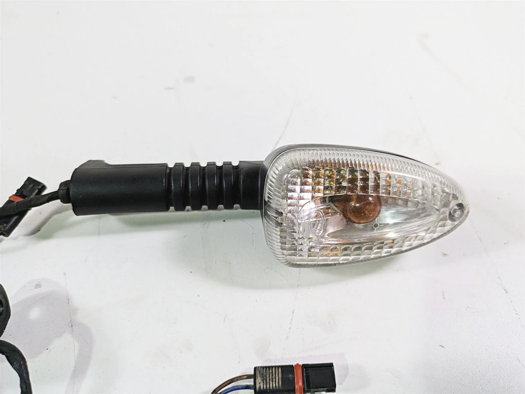 2012 BMW R1200R K27 Front Blinker Turn Signal Set - Read 63137667771 63137667772 - Image 7