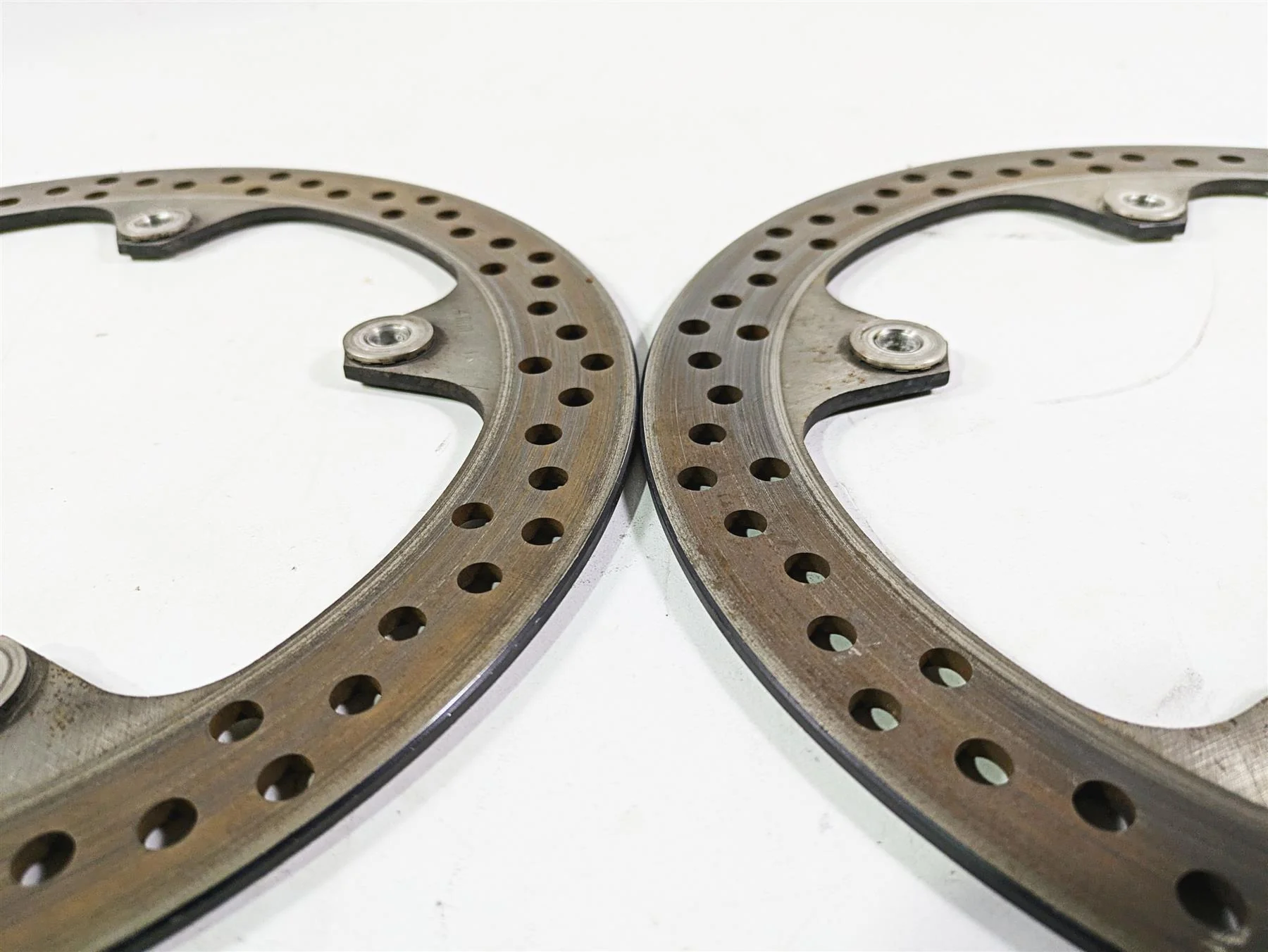 2012 BMW R1200R K27 Front Brake Disc Rotor Set 34117701459 - Image 11