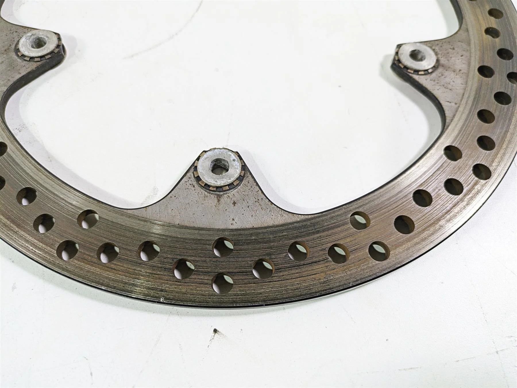 2012 BMW R1200R K27 Front Brake Disc Rotor Set 34117701459 - Image 7