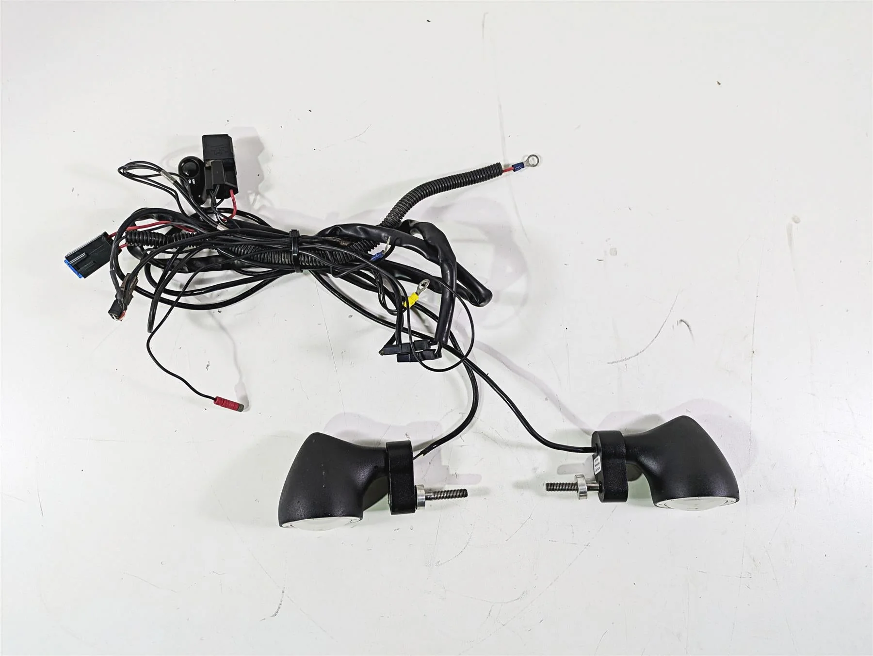 2012 BMW R1200R K27 Motolight Radial Brake Fog Light Auxiliary Lamp Set - Read - Image 4
