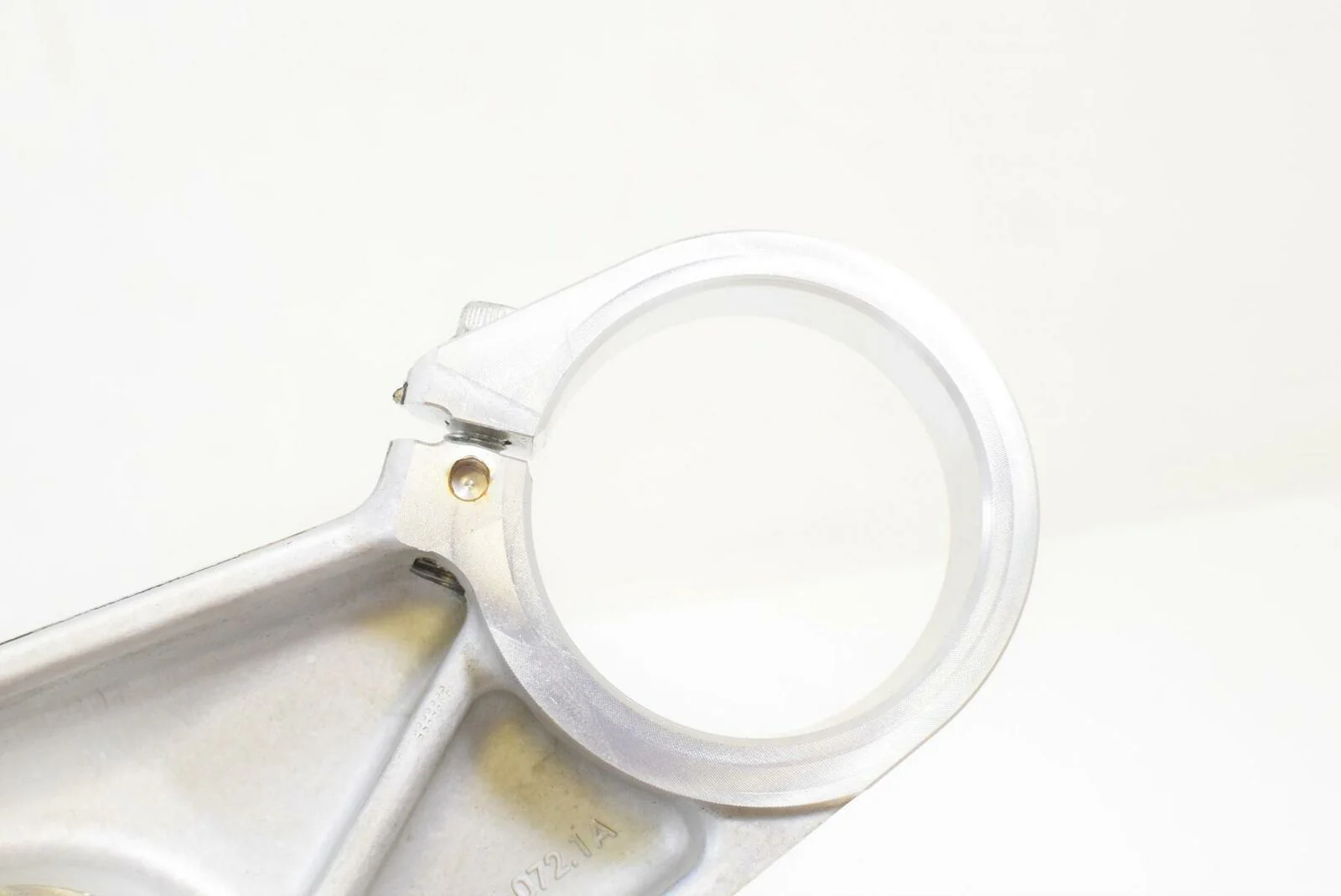 2012 Ducati 848 Evo Corse SE Upper Triple Tree Steering Clamp 34110721A - Image 12