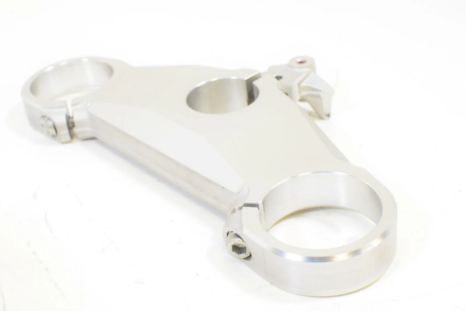 2012 Ducati 848 Evo Corse SE Upper Triple Tree Steering Clamp 34110721A - Image 6