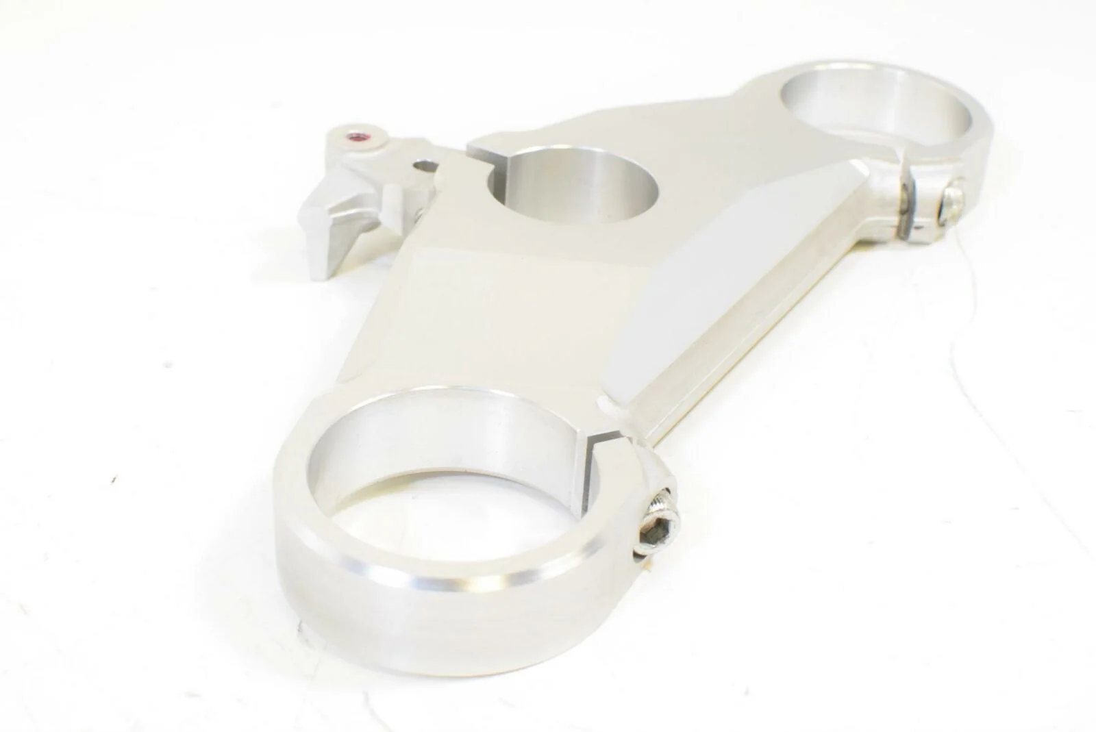 2012 Ducati 848 Evo Corse SE Upper Triple Tree Steering Clamp 34110721A - Image 8