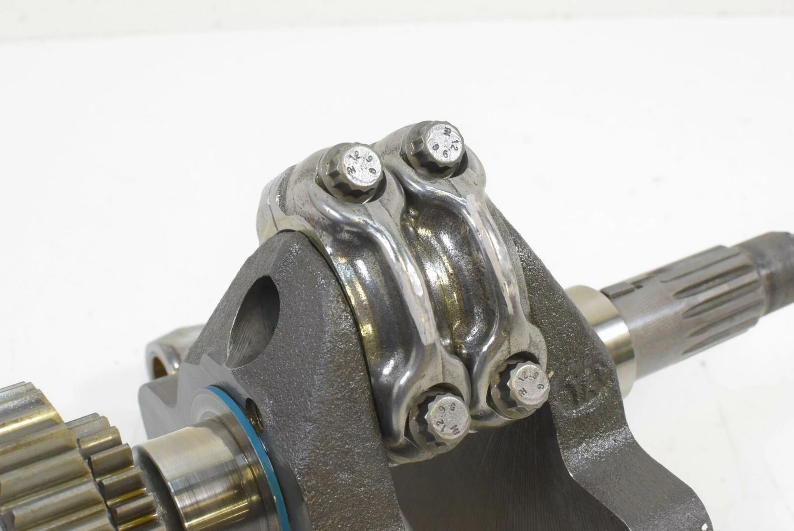 2012 Ducati Hypermotard 1100 Evo SP Crank Shaft Crankshaft Piston Rods 14621691A - Image 10