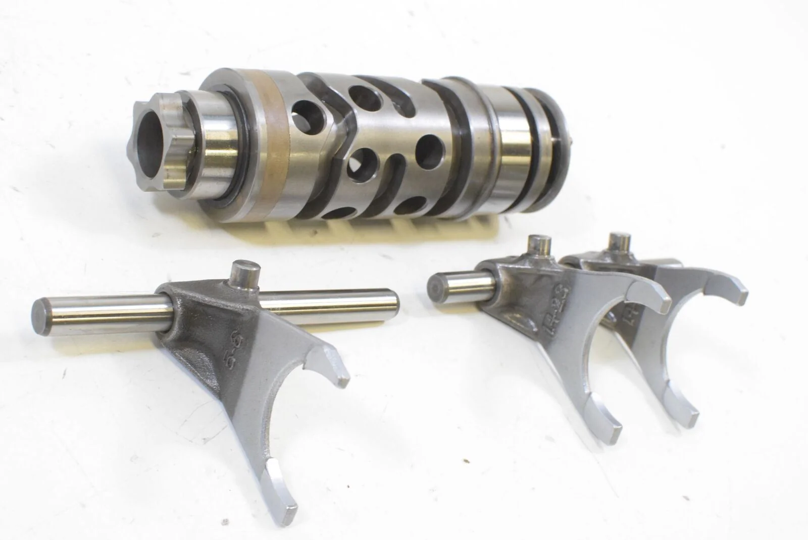 2012 Ducati Hypermotard 1100 Evo SP Transmission Shift Shaft Gears 15020632A - Image 8