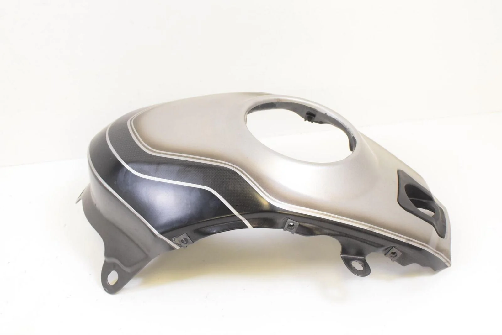 2012 Ducati Multistrada 1200S CABRON FIBER Tank Cover Cowl Fairing 96901610B - Image 2