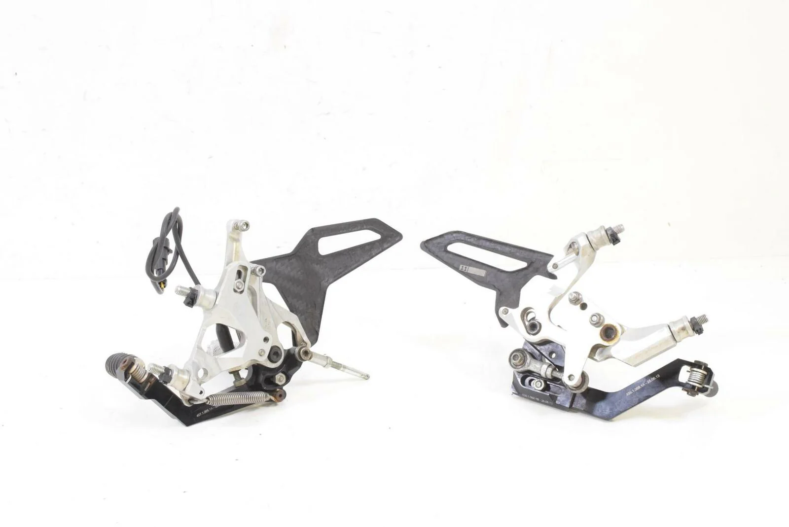 2012 Ducati Panigale 1199S Corse Rearset Footpeg Foot Peg Rest Set 96451111B - Image 3