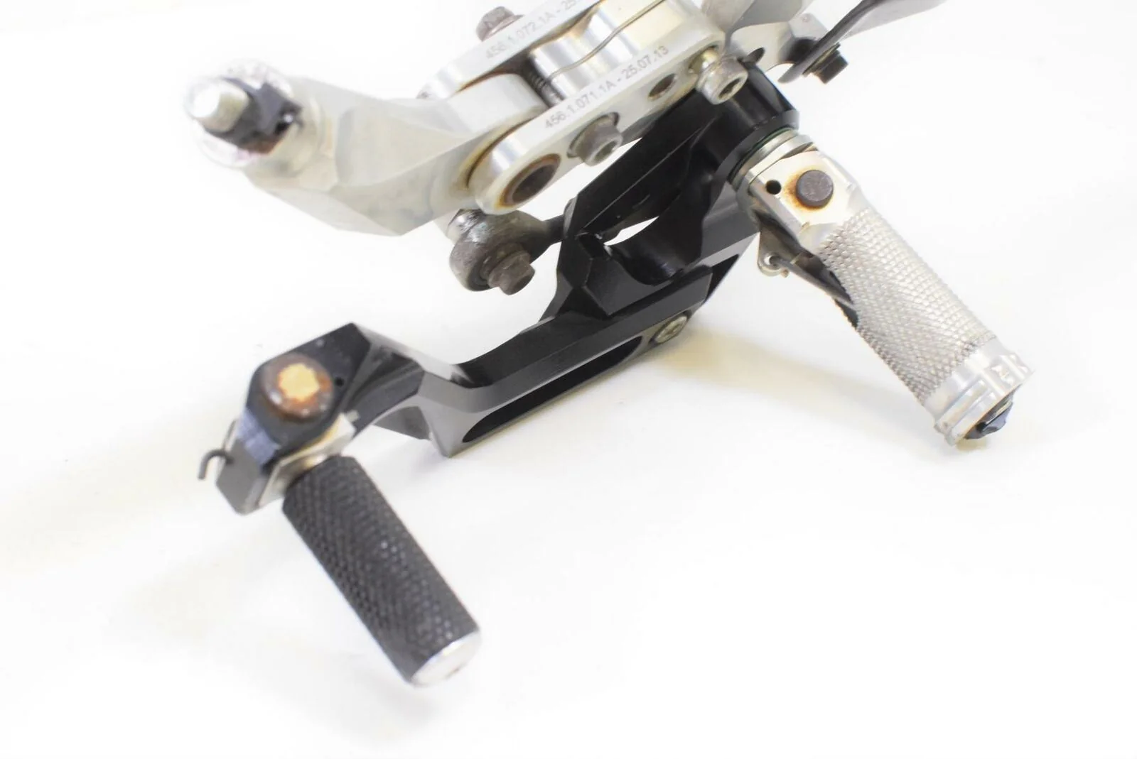 2012 Ducati Panigale 1199S Corse Rearset Footpeg Foot Peg Rest Set 96451111B - Image 5