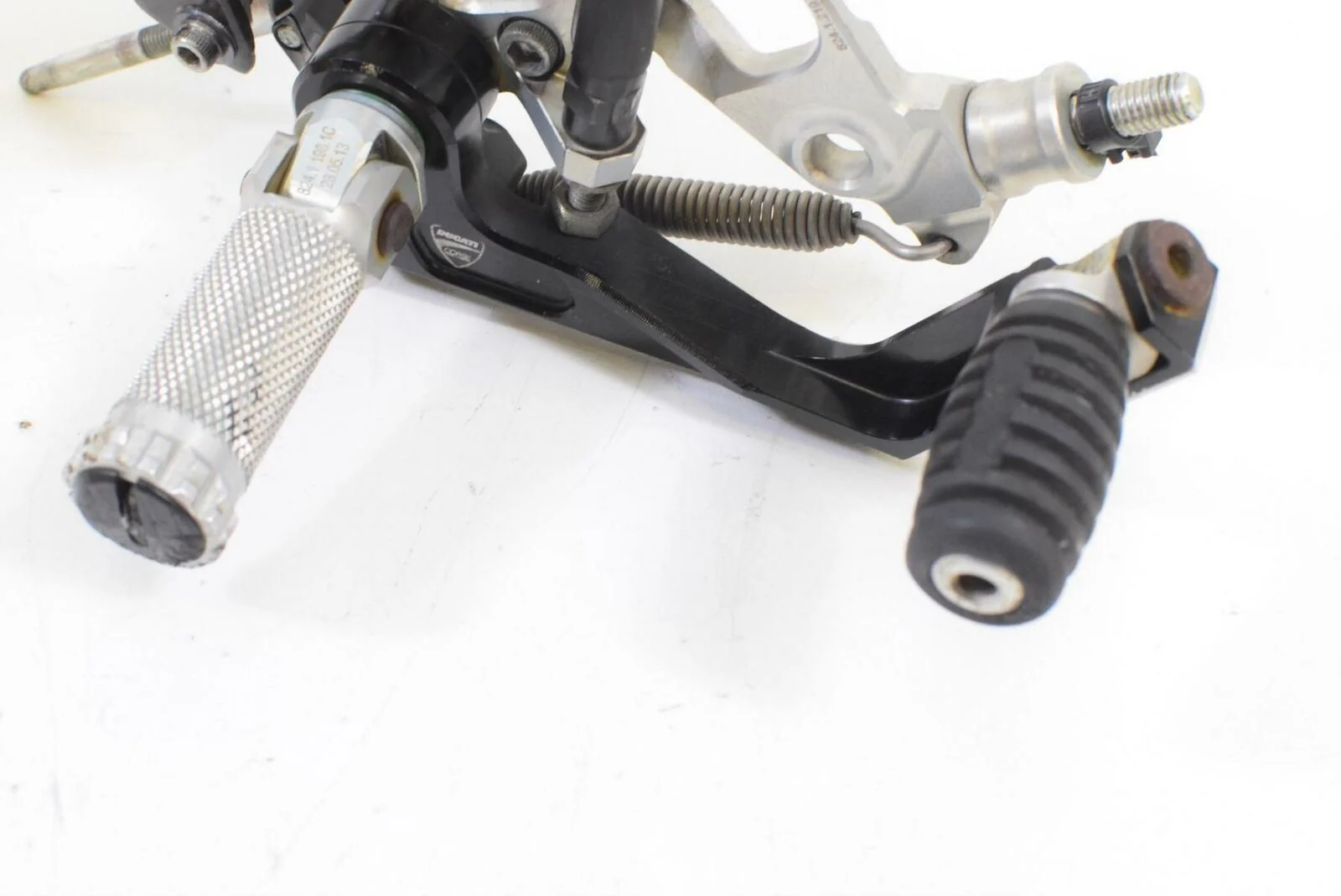 2012 Ducati Panigale 1199S Corse Rearset Footpeg Foot Peg Rest Set 96451111B - Image 7