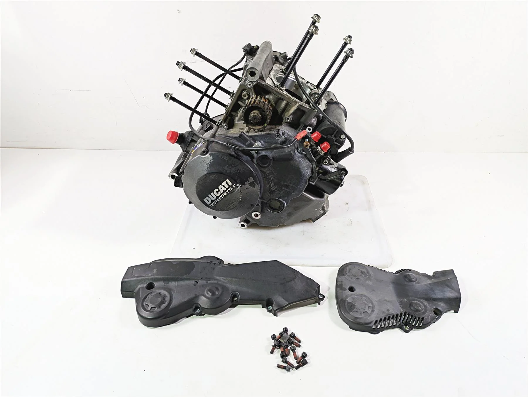 2012 Ducati Streetfighter 848 Bottom End Engine Crank Case Shaft Set 22522851A