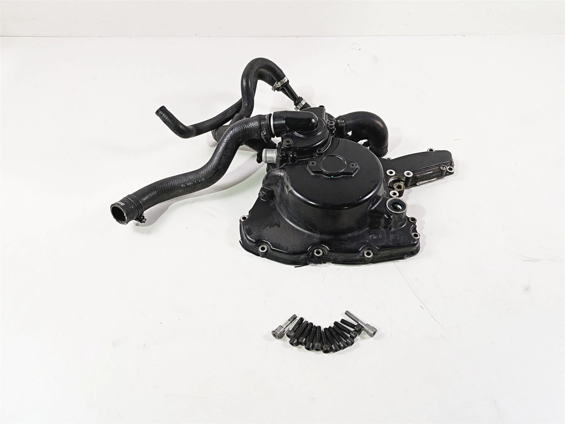 2012 Ducati Streetfighter 848 Engine Stator Water Pump Cover Set 24220882BC