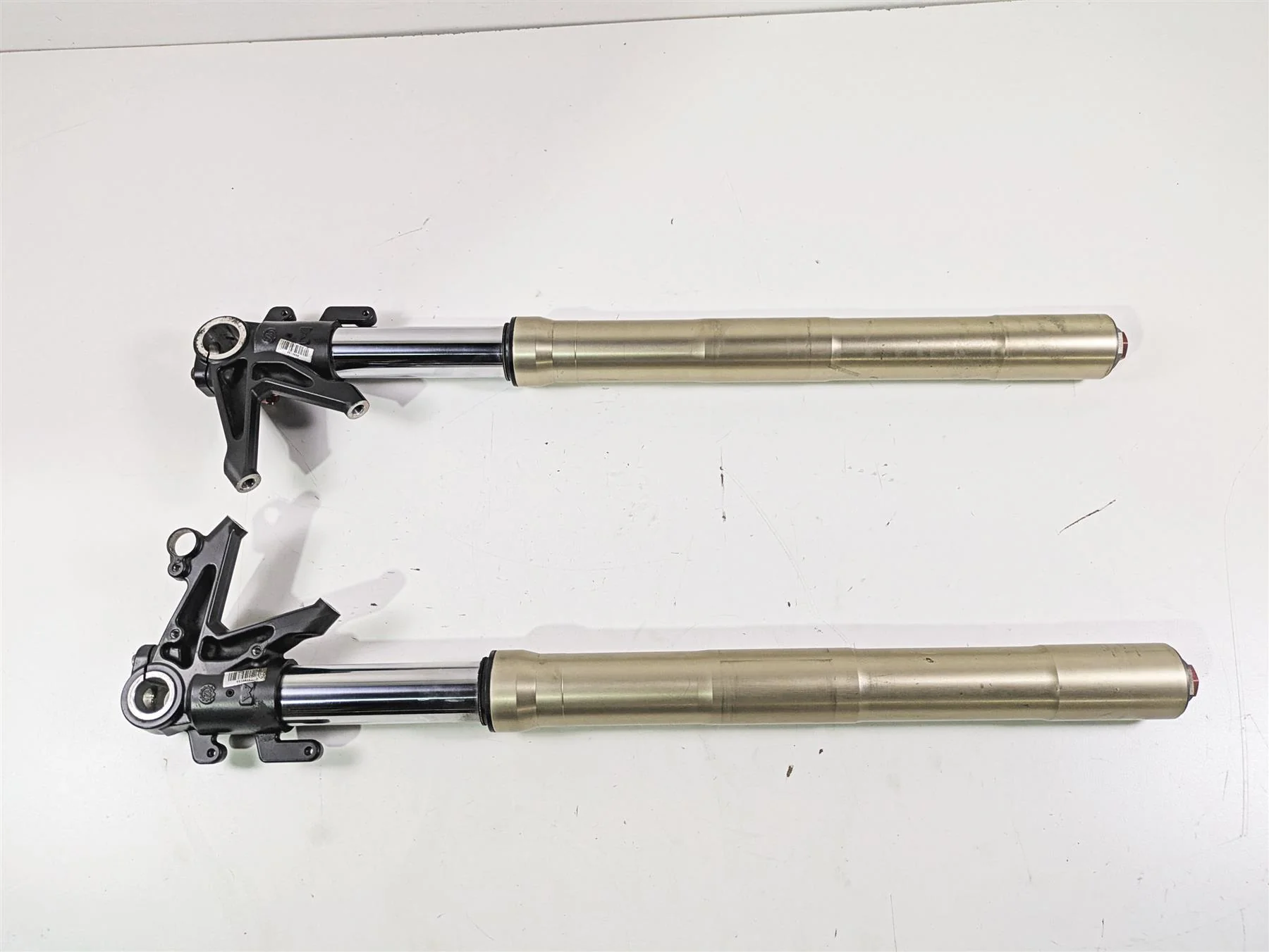 2012 Ducati Streetfighter 848 Front Fork Leg Set 34420431B 34520431B - Image 2