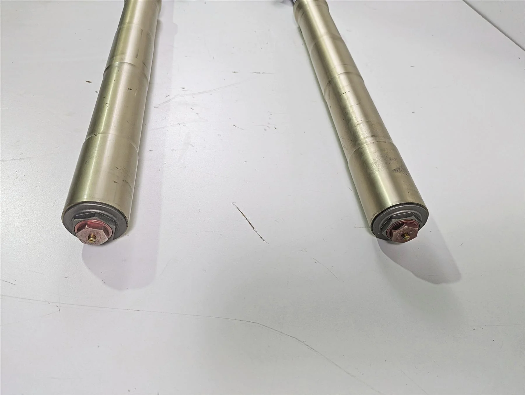 2012 Ducati Streetfighter 848 Front Fork Leg Set 34420431B 34520431B - Image 5