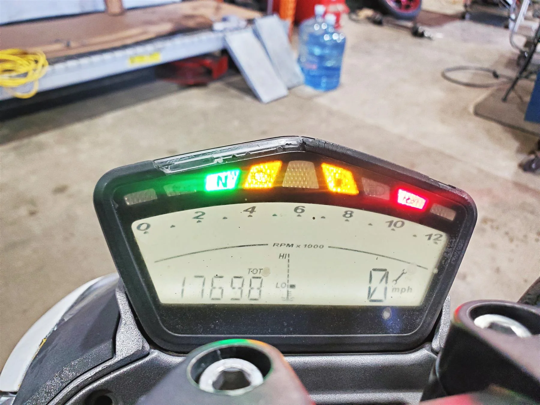 2012 Ducati Streetfighter 848 Gauge Speedometer Dash Instrument 17K 40610972B - Image 2