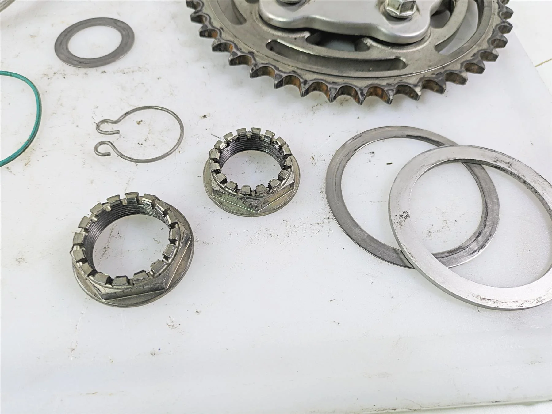 2012 Ducati Streetfighter 848 Rear Sprocket Brake Mount & Axle Parts Set 82510381A - Image 3