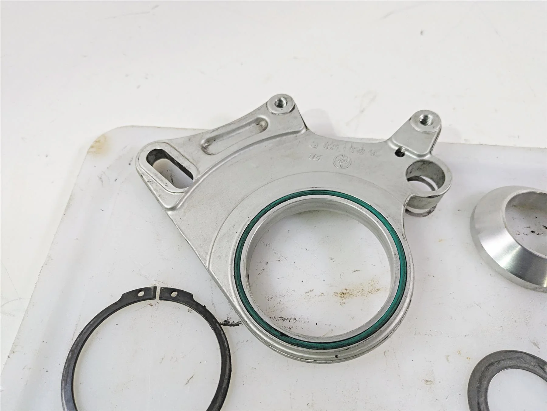 2012 Ducati Streetfighter 848 Rear Sprocket Brake Mount & Axle Parts Set 82510381A - Image 6