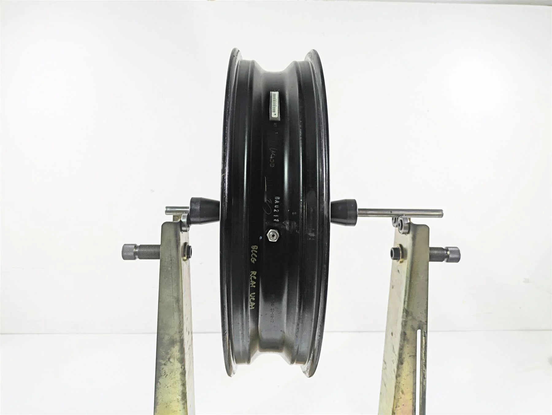 2012 Ducati Streetfighter 848 Straight Front Wheel Rim 17x3.5 Enkei 50121301AB - Image 12