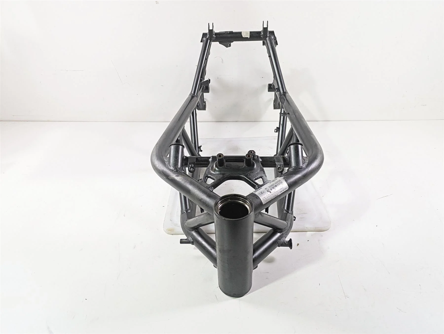 2012 Ducati Streetfighter 848 Straight Main Black Frame Chassis 47012163A - Image 10
