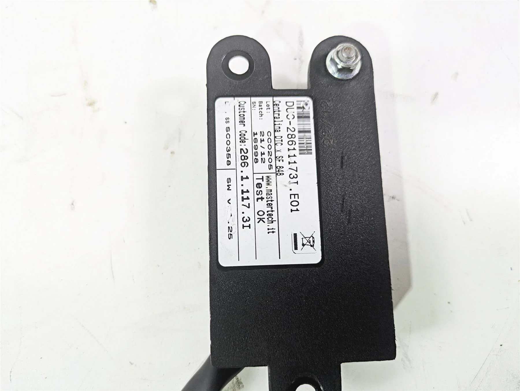 2012 Ducati Streetfighter 848 Traction Control Module Unit Dtc 28611173I - Image 6