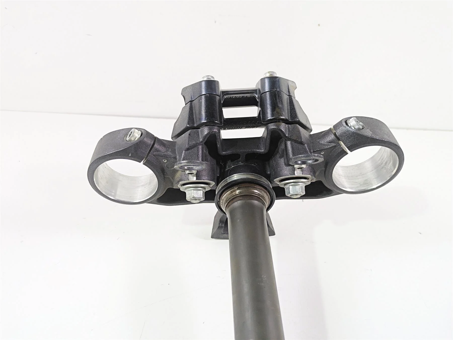 2012 Ducati Streetfighter 848 Upper Lower Triple Tree & Riser Set 34220561A - Image 11