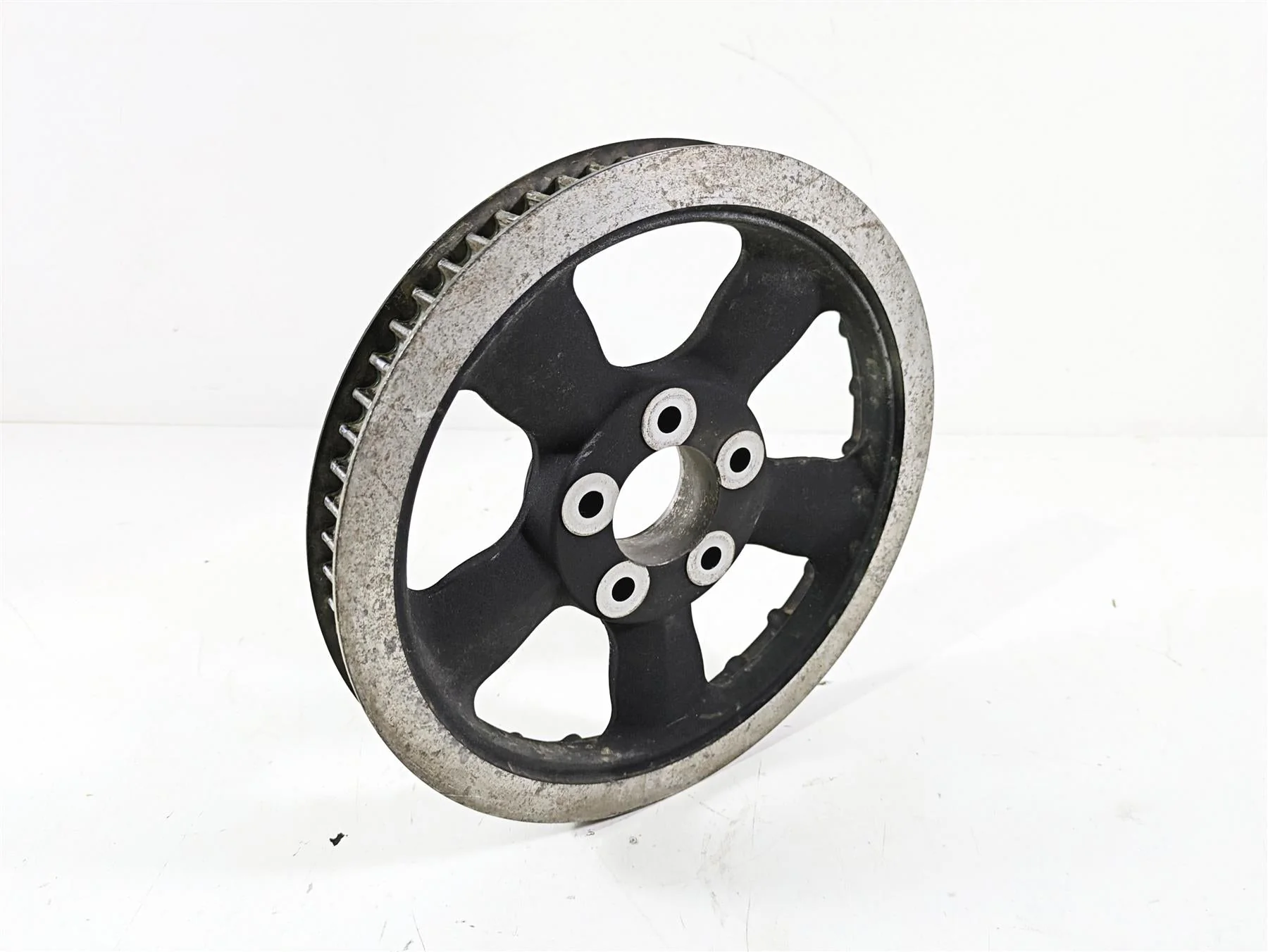 2012 Harley FLD Dyna Switchback Drive Belt Rear Pulley 66T 1" 37822-12 - Image 12
