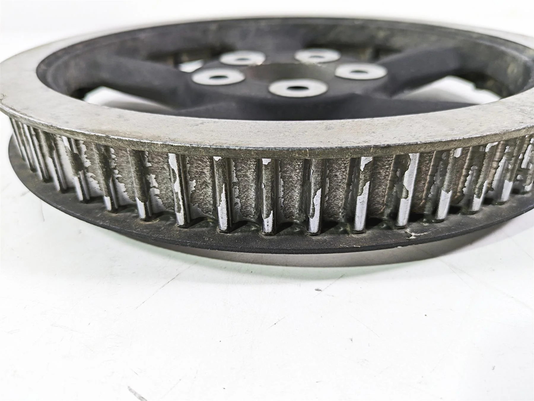 2012 Harley FLD Dyna Switchback Drive Belt Rear Pulley 66T 1" 37822-12 - Image 7
