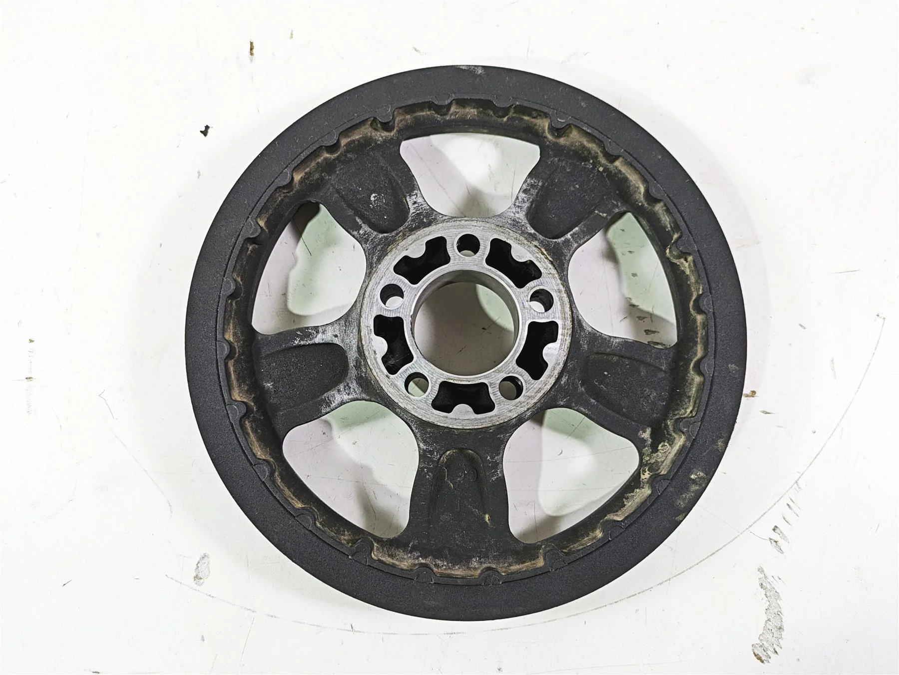 2012 Harley FLD Dyna Switchback Drive Belt Rear Pulley 66T 1" 37822-12 - Image 8