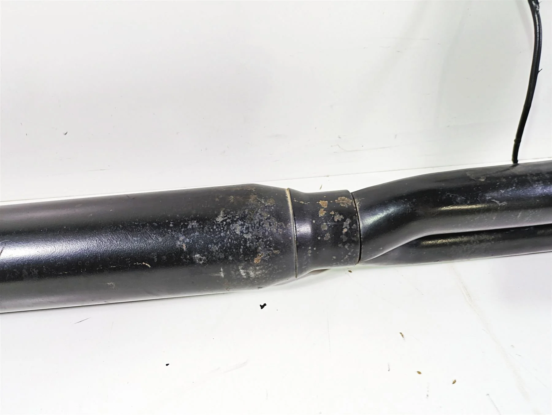 2012 Harley FLD Dyna Switchback Full Aftermarket 2 into 1 Exhaust System - Image 4