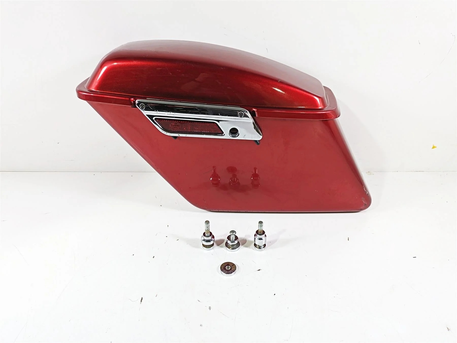 2012 Harley FLD Dyna Switchback Left Saddlebag  Saddle Bag Red 90200019BDK