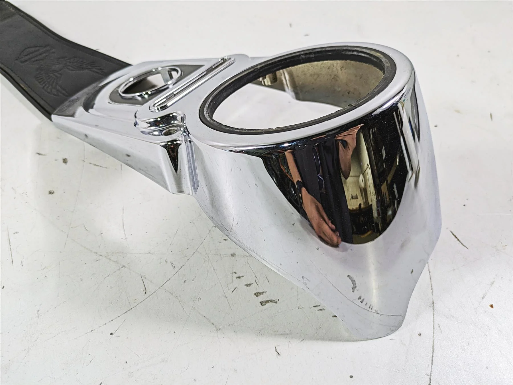 2012 Harley FLD Dyna Switchback Upper Tank Dash Chrome Cover 71204-04 - Image 10